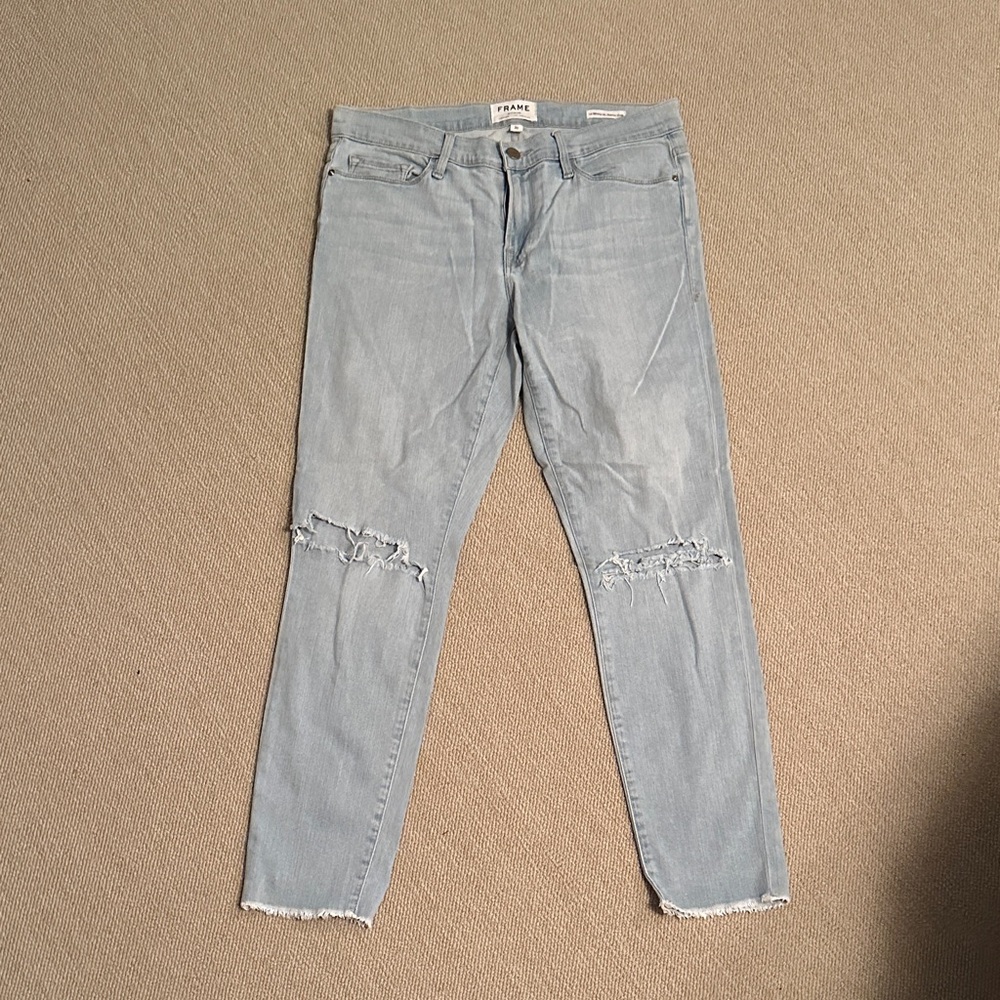 Frame Skinny Crop Jeans